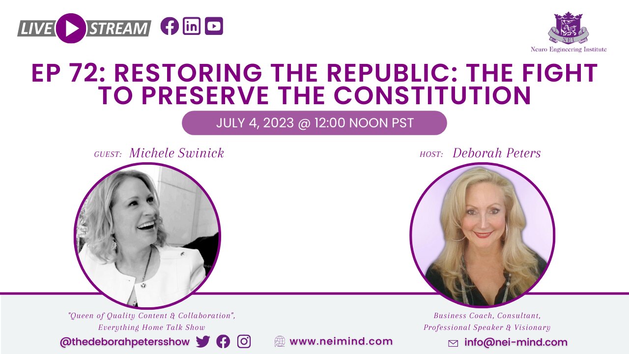 Michele Swinick - Restoring the Republic: The Fight to Preserve the Constitution