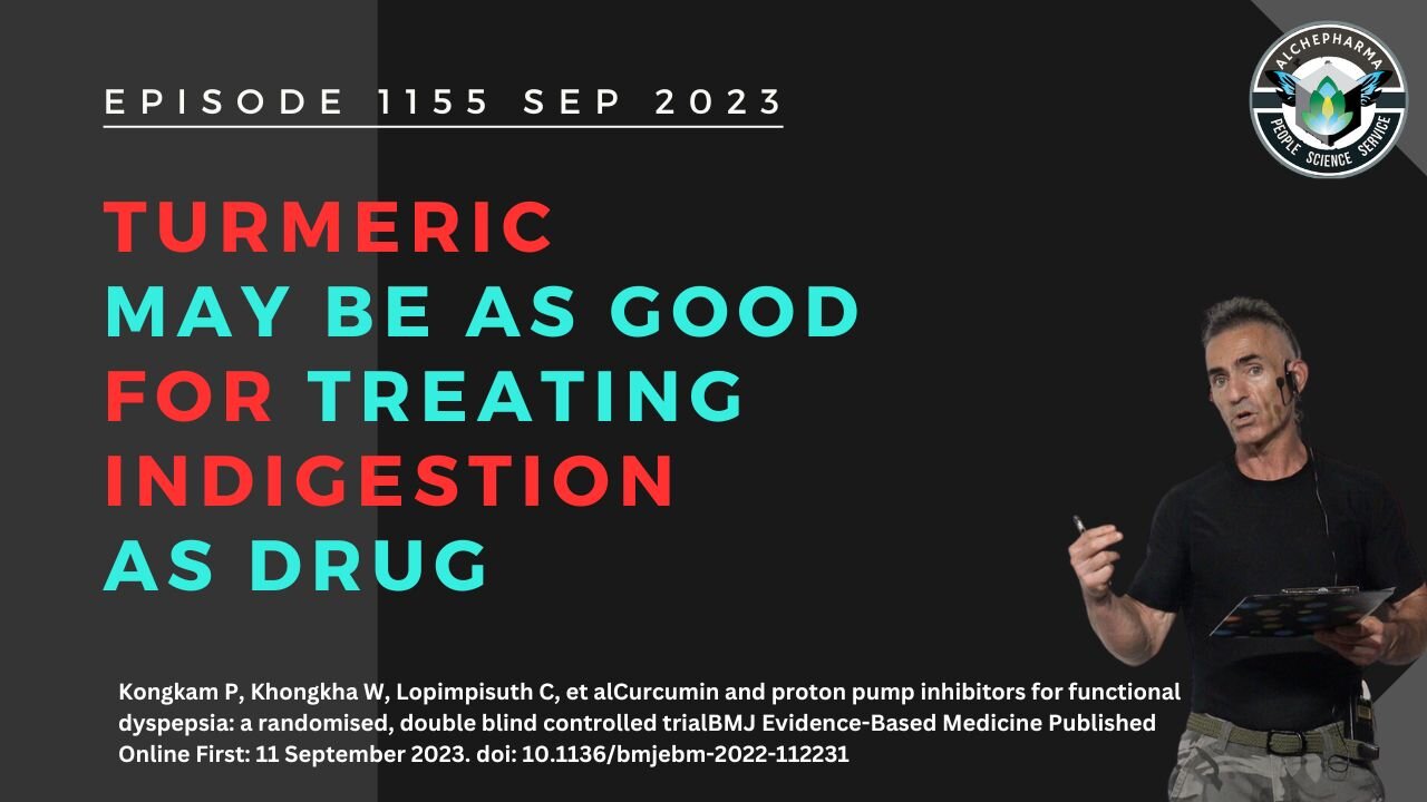 Turmeric may be as good for treating indigestion as drug 1155 Sep 2023