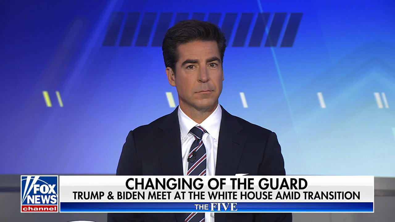 Jesse Watters Calls Biden 'Gracious' At Trump Meeting: America 'Needed That'