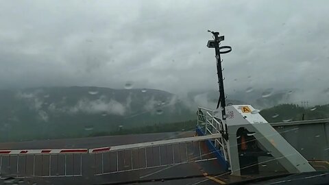 The Needles cable ferry runs across the Lower Arrow Lake, about 59 kilometres south of Nakusp