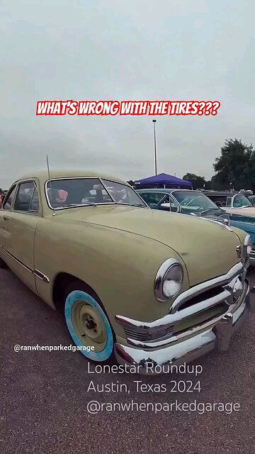 Roaring Nostalgia: 1950s Hotrod Ford Unleashed at Lonestar Roundup 2024 #lonestarroundup