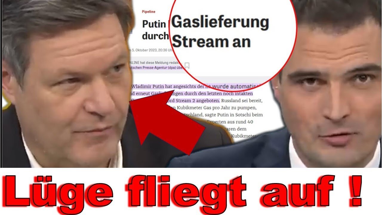 💥LÜGE FLIEGT AUF💥HABECK ERZÄHLT WIEDER MÄRCHENGESCHICHTEN und wird entlarvt@Politik & Co🙈