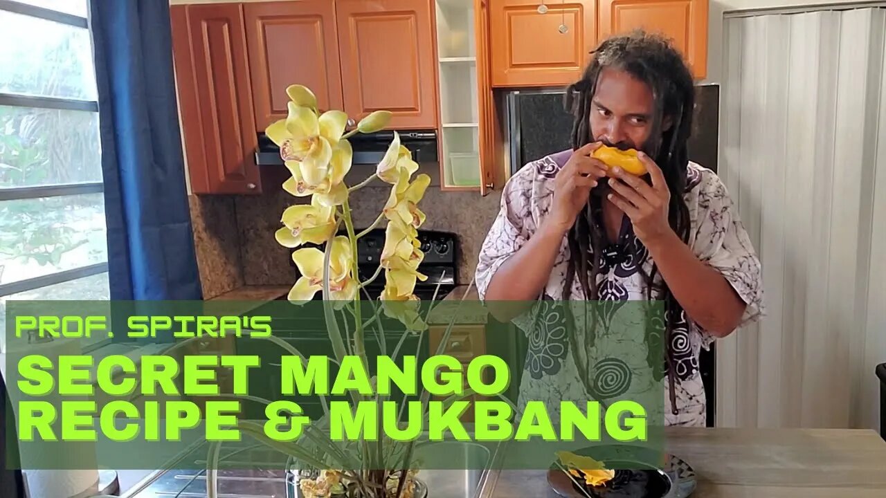 SECRET MANGO RECIPE PREP AND MUCUS-FREE MUKBANG - ASMR