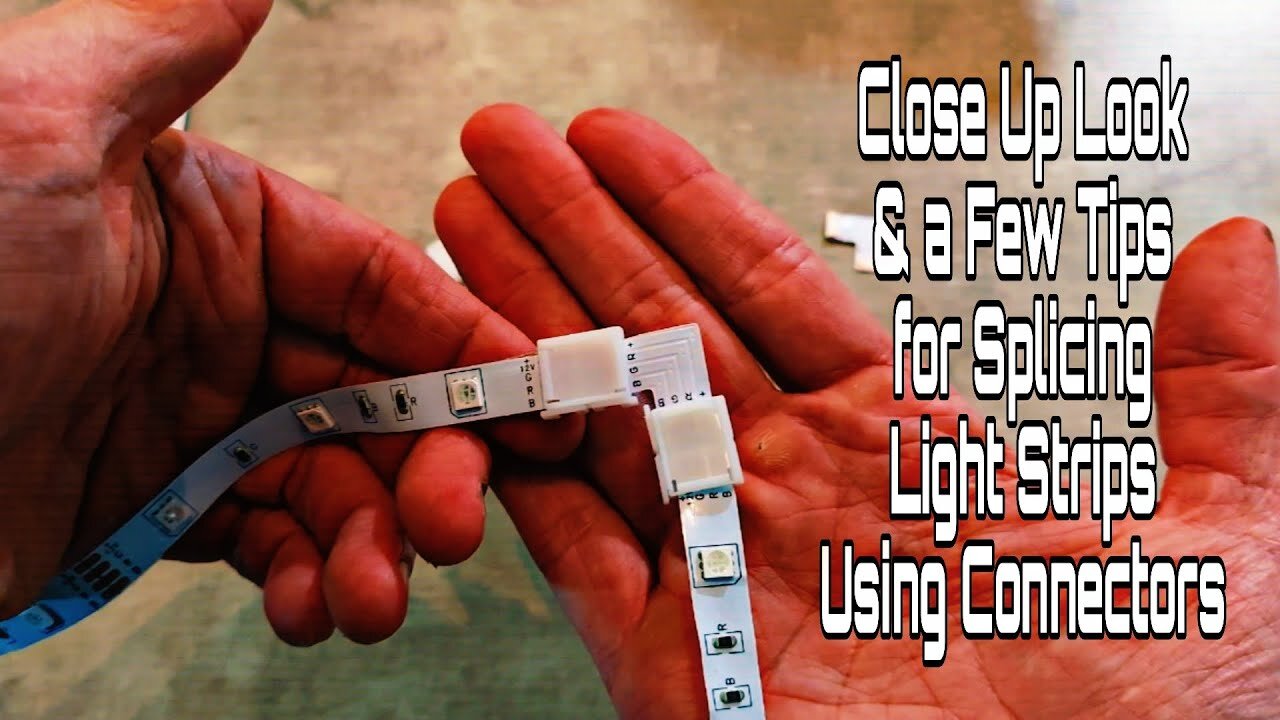 LED Light Strip Connectors Close Look & Tips (Storefront Video)