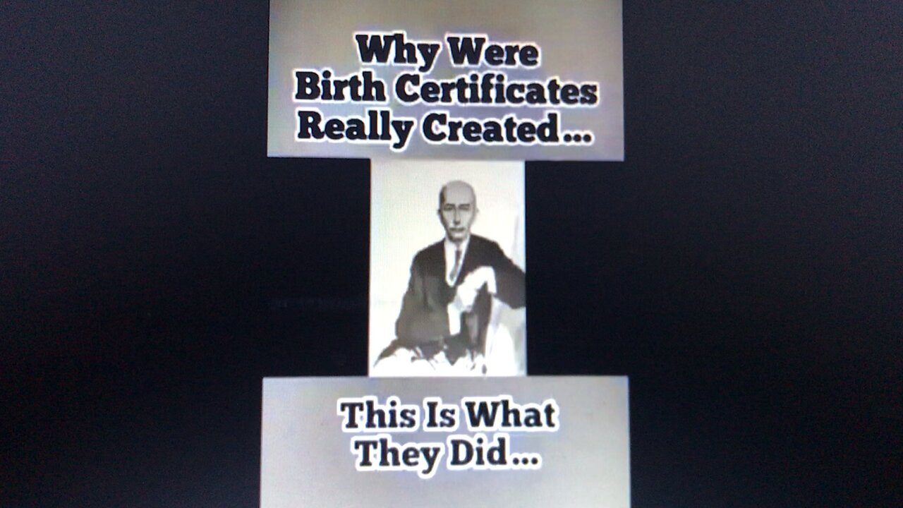 Why were birth certificates created?