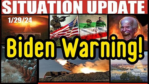 1/31/24 - Situation Update: Biden Warning! White Hat Intel