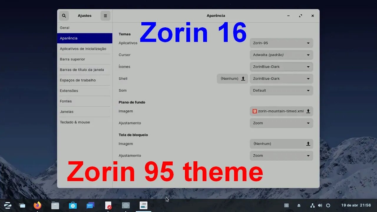 Zorin 95 theme no Zorin OS 16 beta. Como instalar o tema do Zorin 95 e Gnome-Tweaks no Ubuntu 20.04