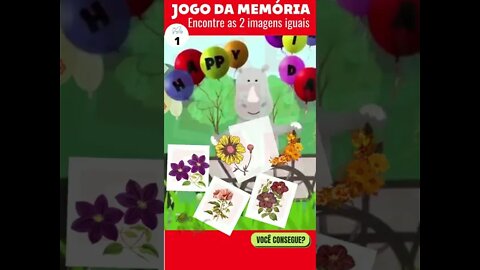 JOGO DA MEMÓRIA | # 019 | ATIVE SUA MEMÓRIA | TESTE SUA MEMÓRIA FOTOGRÁFICA COM ESSA BRINCADEIRA