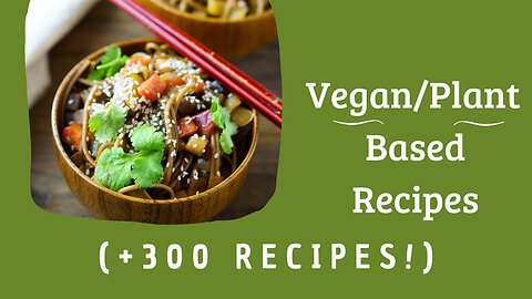 VEGAN RECIPES FOR A WHOLE WEEK (MORE RECIPES IN THE DESCRIPTION!)