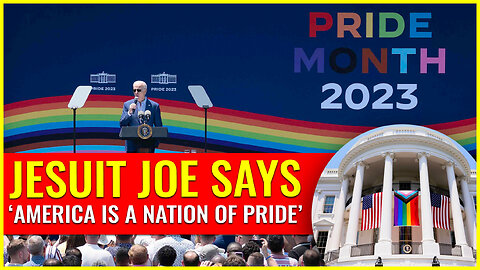 Jesuit Joe Biden says AMERICA IS A NATION OF PRIDE