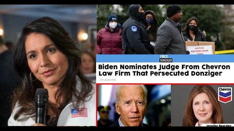 Tulsi Gives Warning On Rising Conflict, Chevron Lawyer Becomes Federal Judge, Jamaal Bowman Arrested