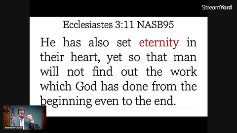 Ecclesiastes 3:11b-14