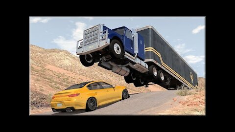 BeamNG Drive Trucks Vs Cars