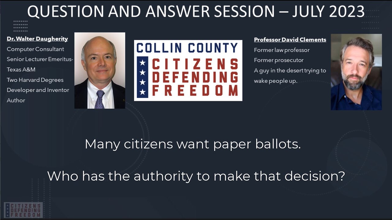 Who has the authority to adopt paper ballots?