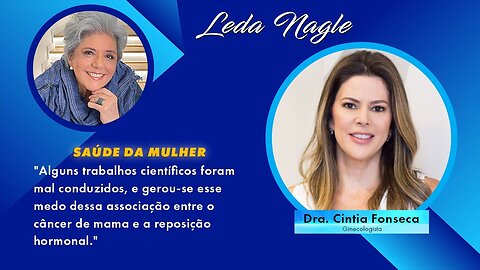 Alimentação é uma ferramenta para melhorar os mais de 40 sintomas da menopausa. Dra Cintia Fonseca