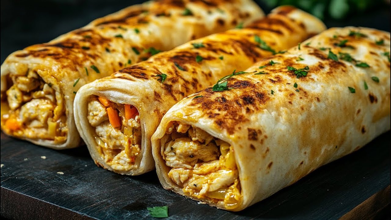 Do you have tortilla and chicken fillet? Fantastically juicy filling and crispy crust!