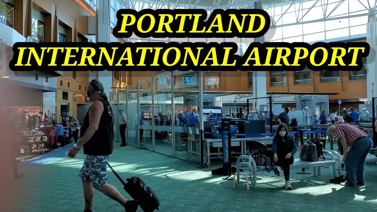 Portland International Airport, PDX- Walking tour June 2021