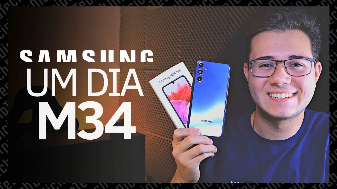 UM DIA USANDO O GALAXY M34 5G! | Minha Opinião Sincera | Bom Celular?