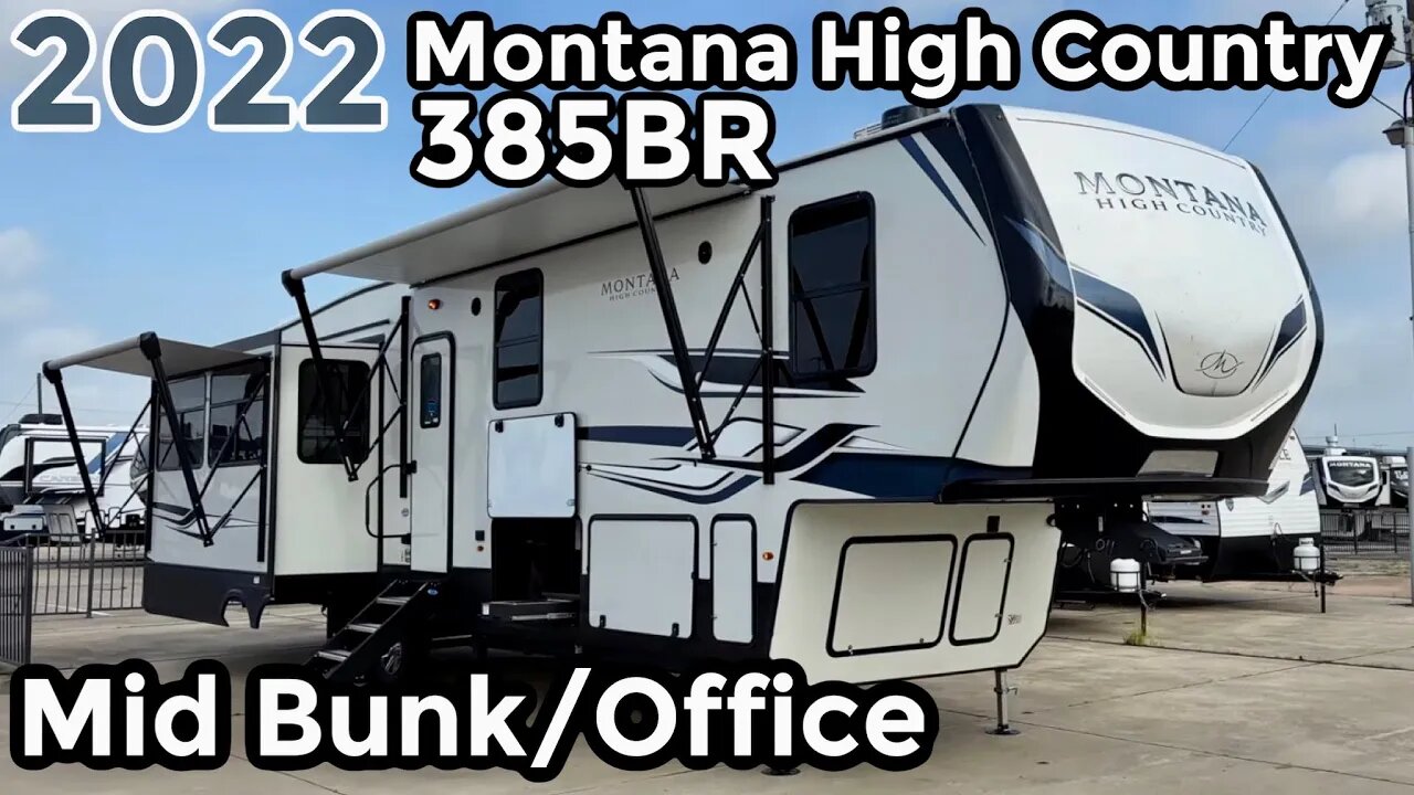 2022 Montana High Country 385BR | Mid-Bunk/Office with Loft and Large Living Room!