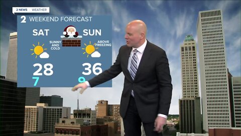 Frigid Friday and a cold Christmas weekend