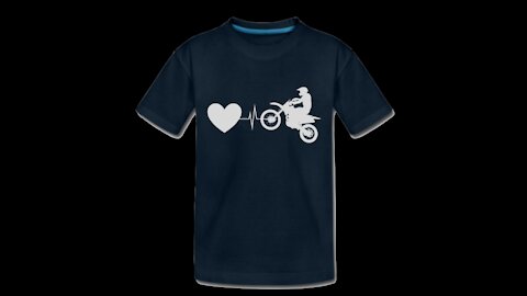 I Love Motorcycles Heartbeat Pulse