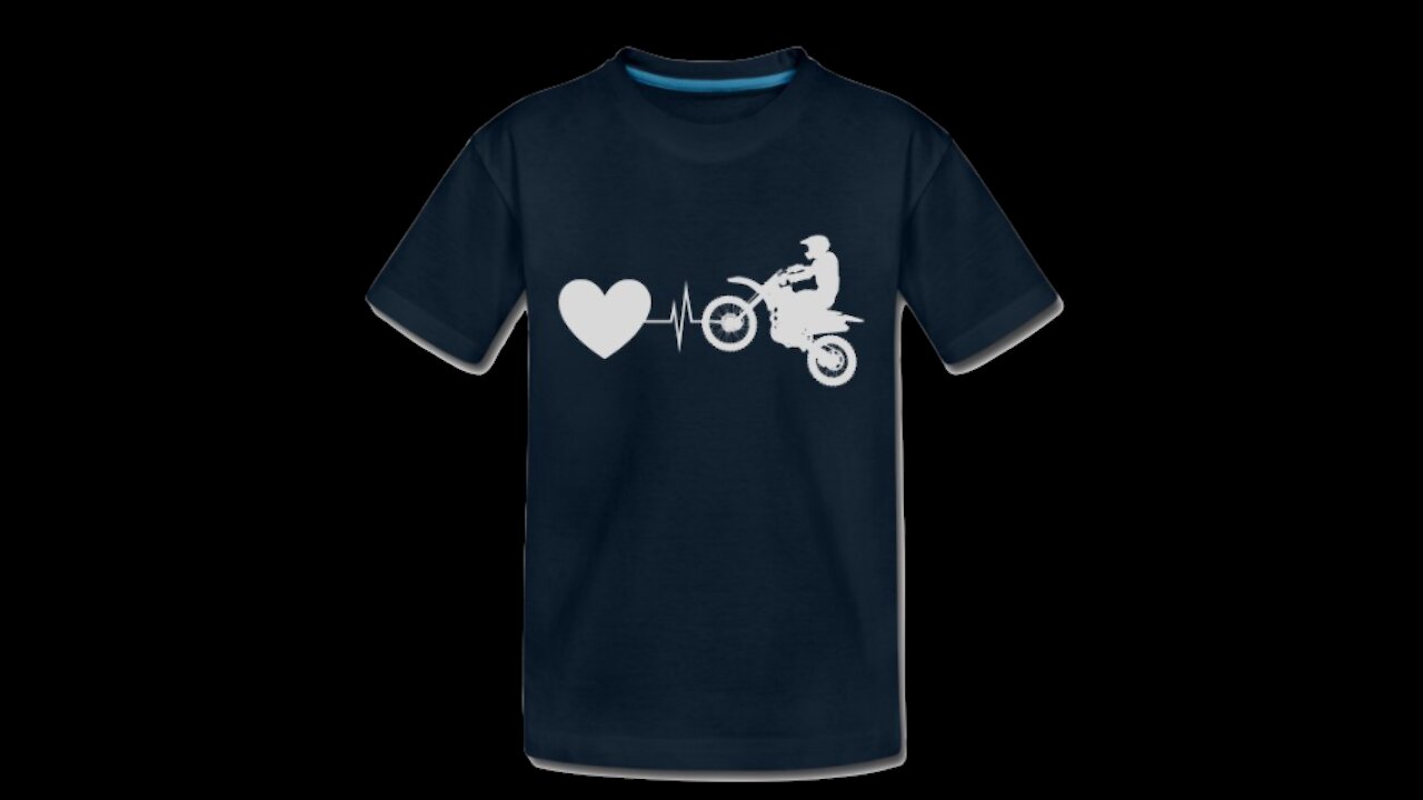 I Love Motorcycles Heartbeat Pulse