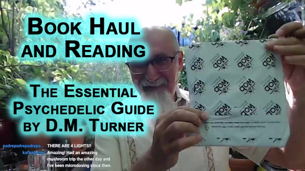 Book Haul and Reading: The Essential Psychedelic Guide by D.M. Turner [ASMR]