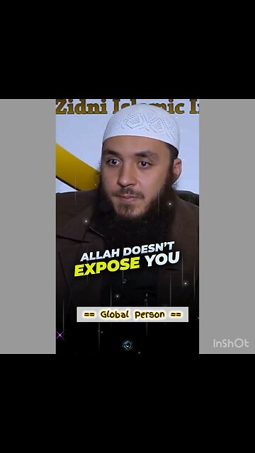 Allah doesn't expose your sins