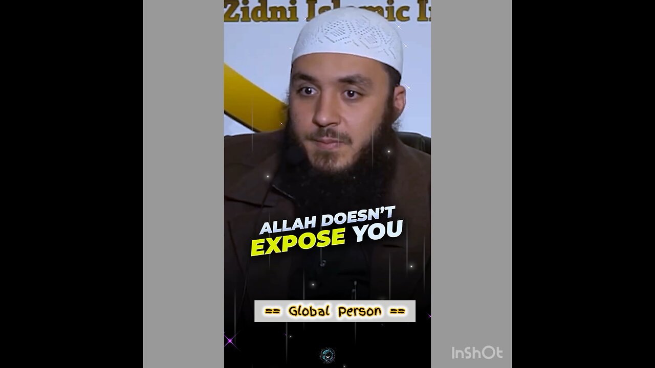 Allah doesn't expose your sins