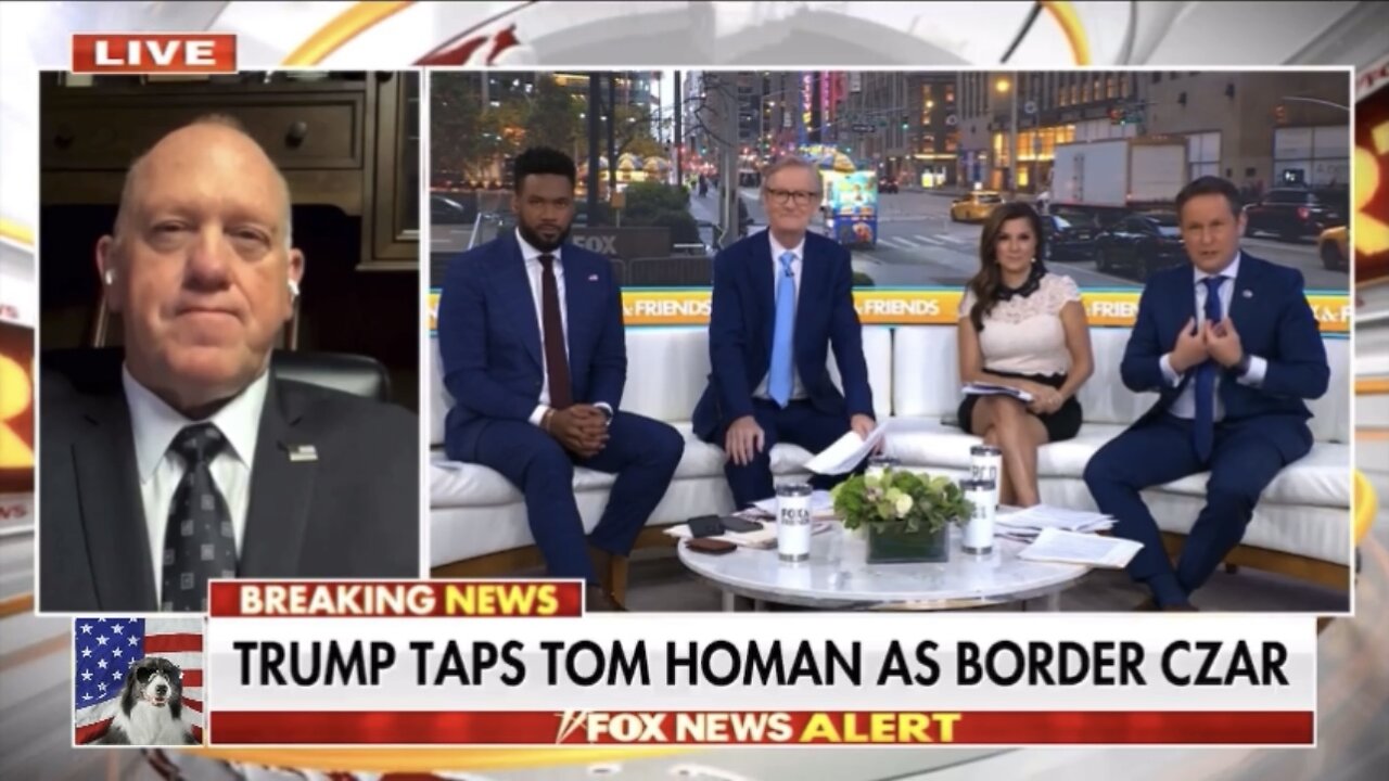 Tom Homan ‘honored’ to serve as border czar under Trump Admin (11/11/24)