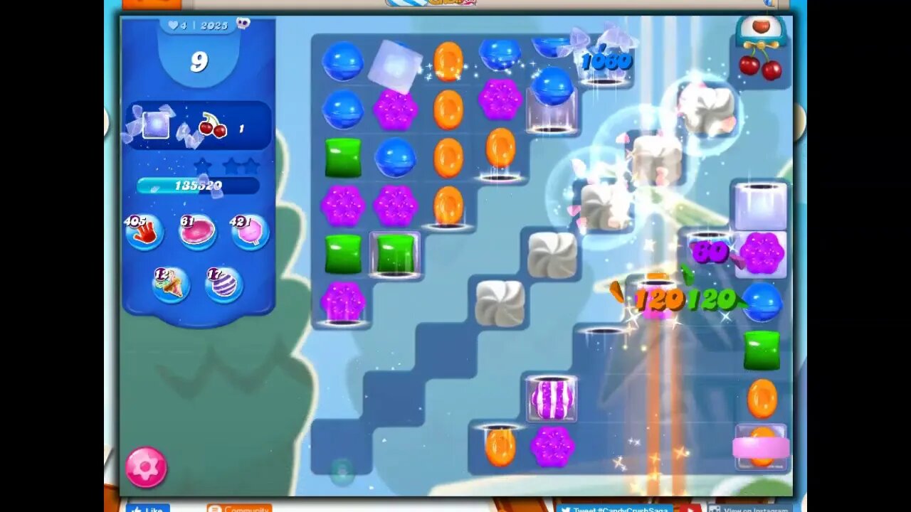 Candy Crush Level 2025 Talkthrough, 21 Moves 0 Boosters