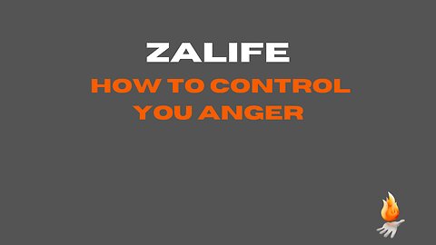 How to control your anger