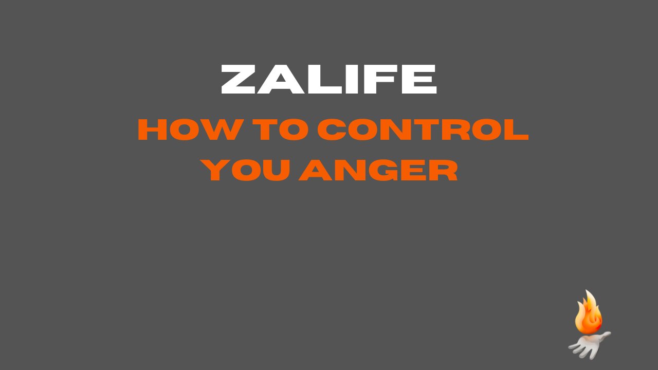 How to control your anger