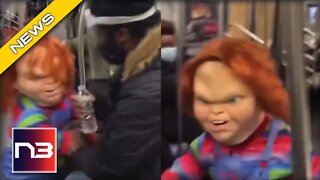 Woman Attacked By Chuckie On Subway In A Frightening Video… Absolutely Terrifying!