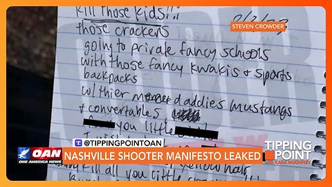 Nashville Trans Shooter's Manifesto Reads Like MSNBC Screed | TIPPING POINT 🟧