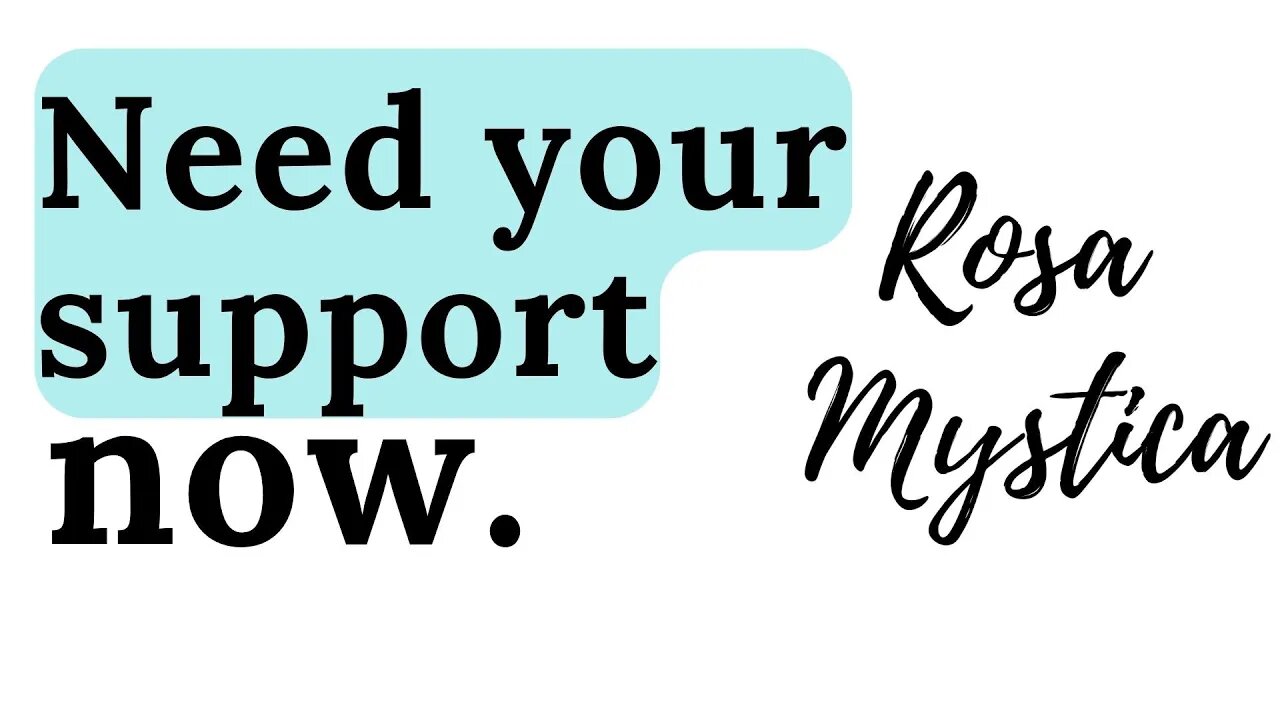 Rosa Mystica needs your support now