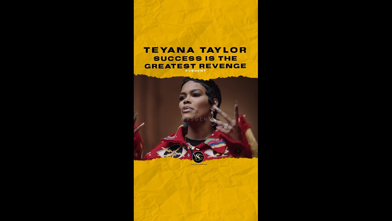 @teyanataylor Success is the greatest revenge