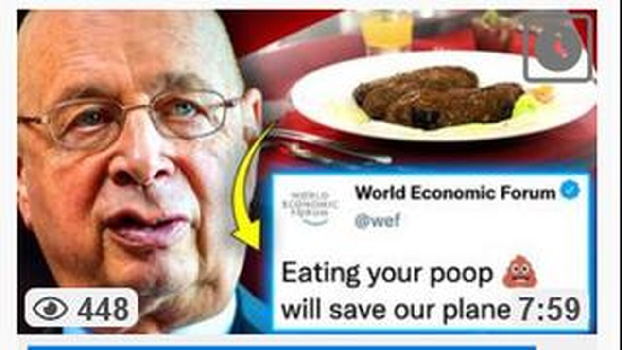 WEF Declares Humans Must Eat Feces and Drink Urine To Fight Climate Change