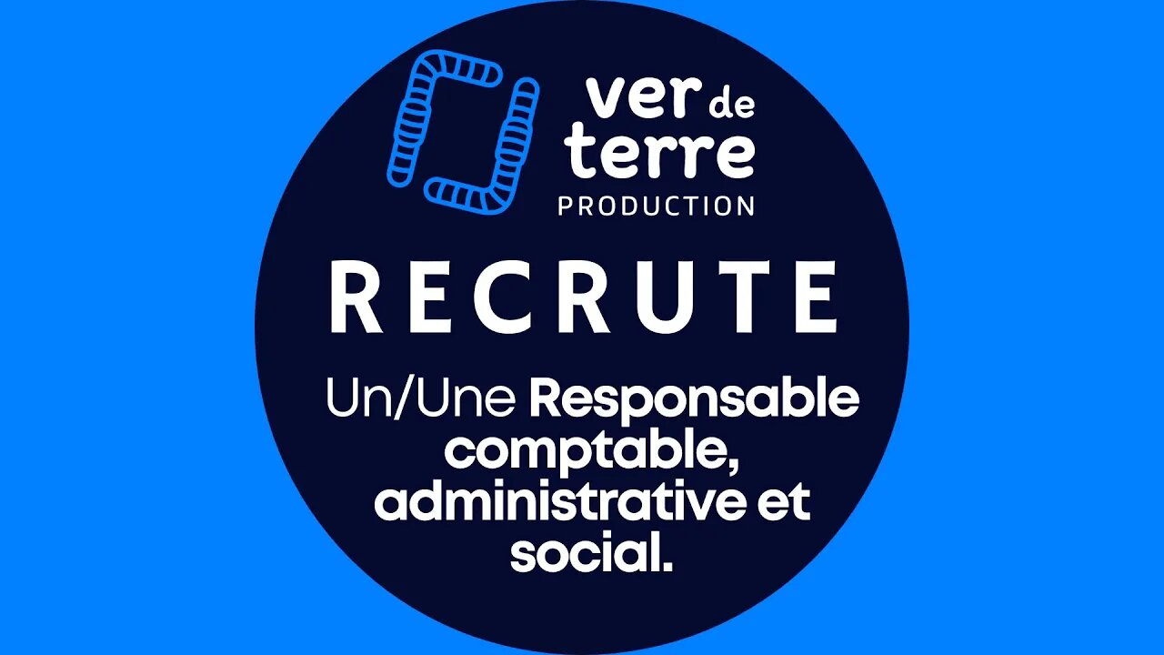 On recrute ! - Un/Une responsable comptable, administrative et social.