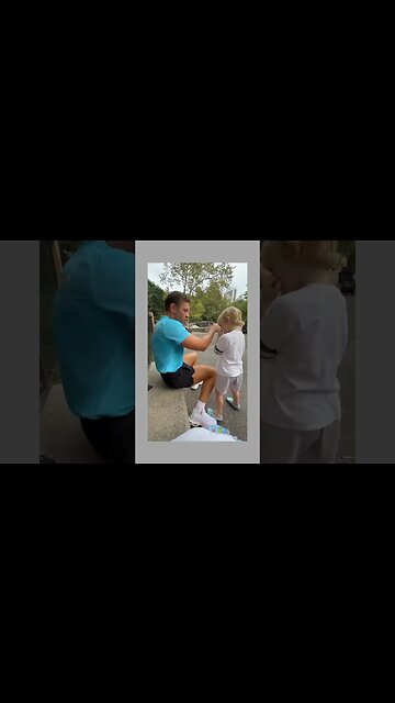 Conor McGregor coaching his son in Boxing #shorts