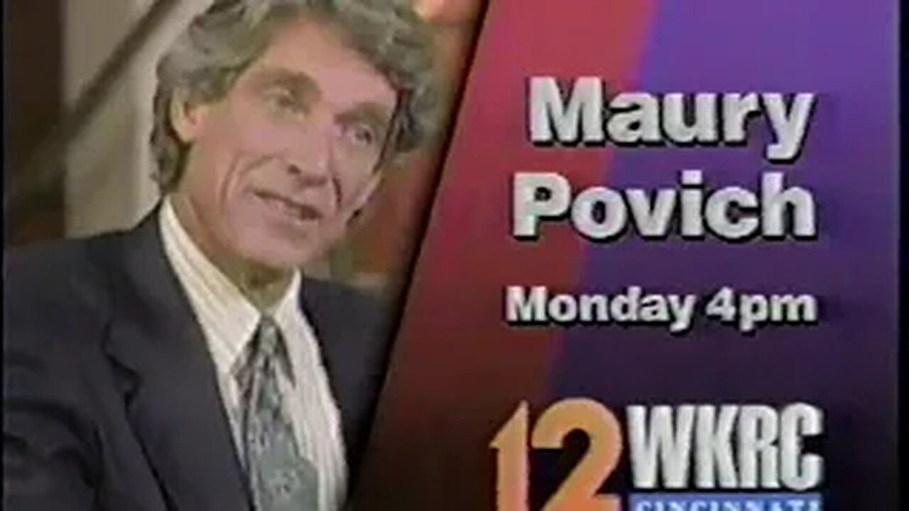 May 29, 1994 - Maury Povich Cincinnati Bumper
