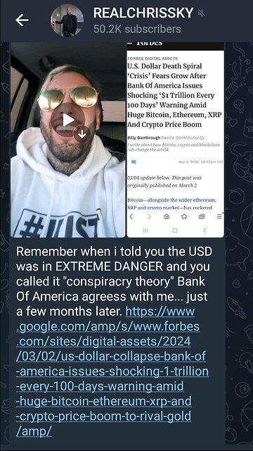 Chris Sky talks about Dollar