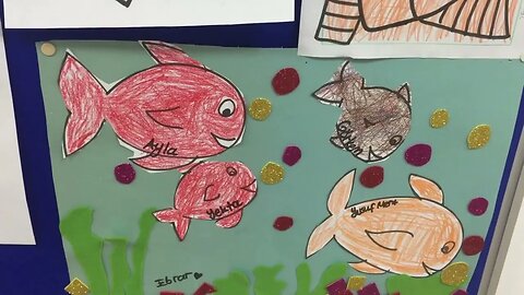 Creative art by children at school #kidstv