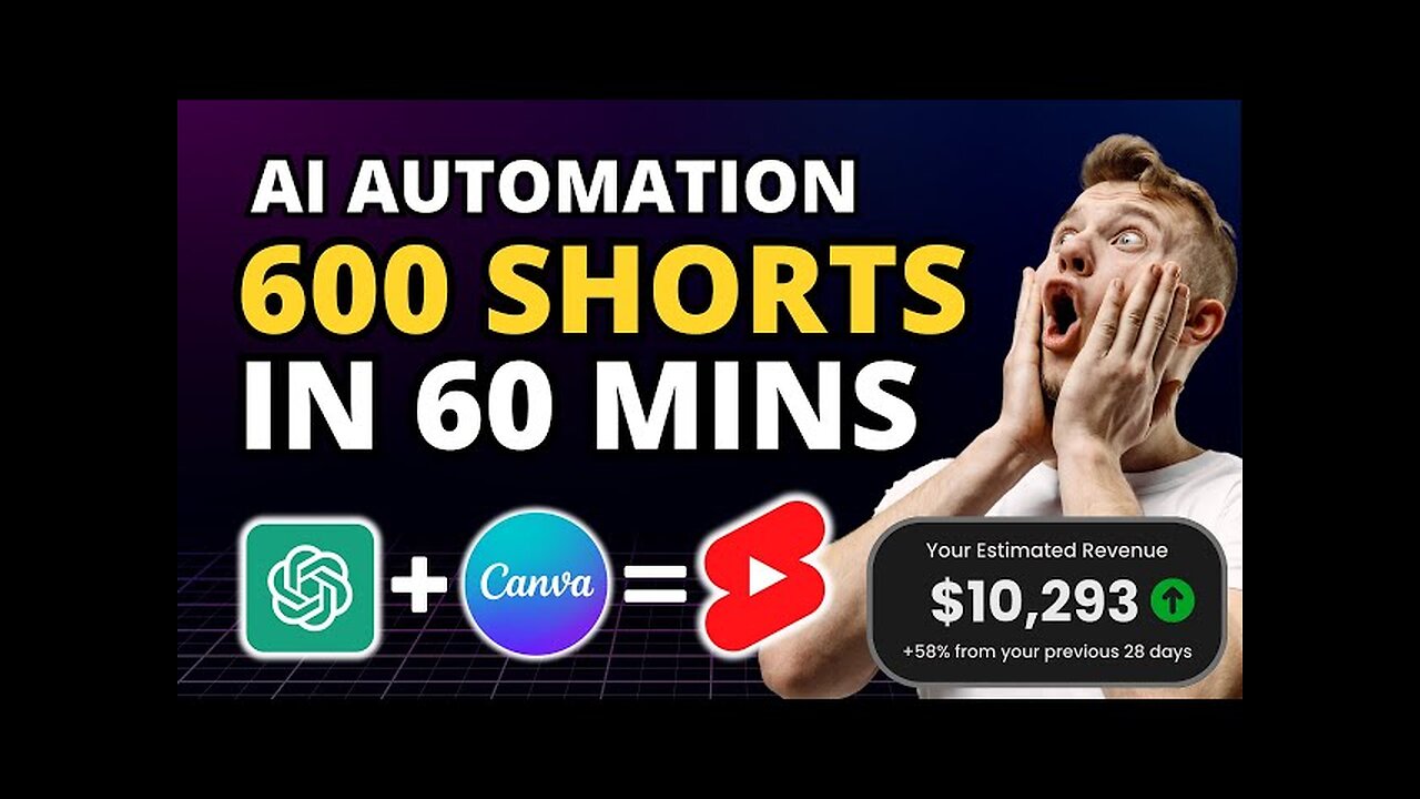 How I Made 600 YouTube Shorts in Just 60 MINUTES for a Faceless YouTube Channel