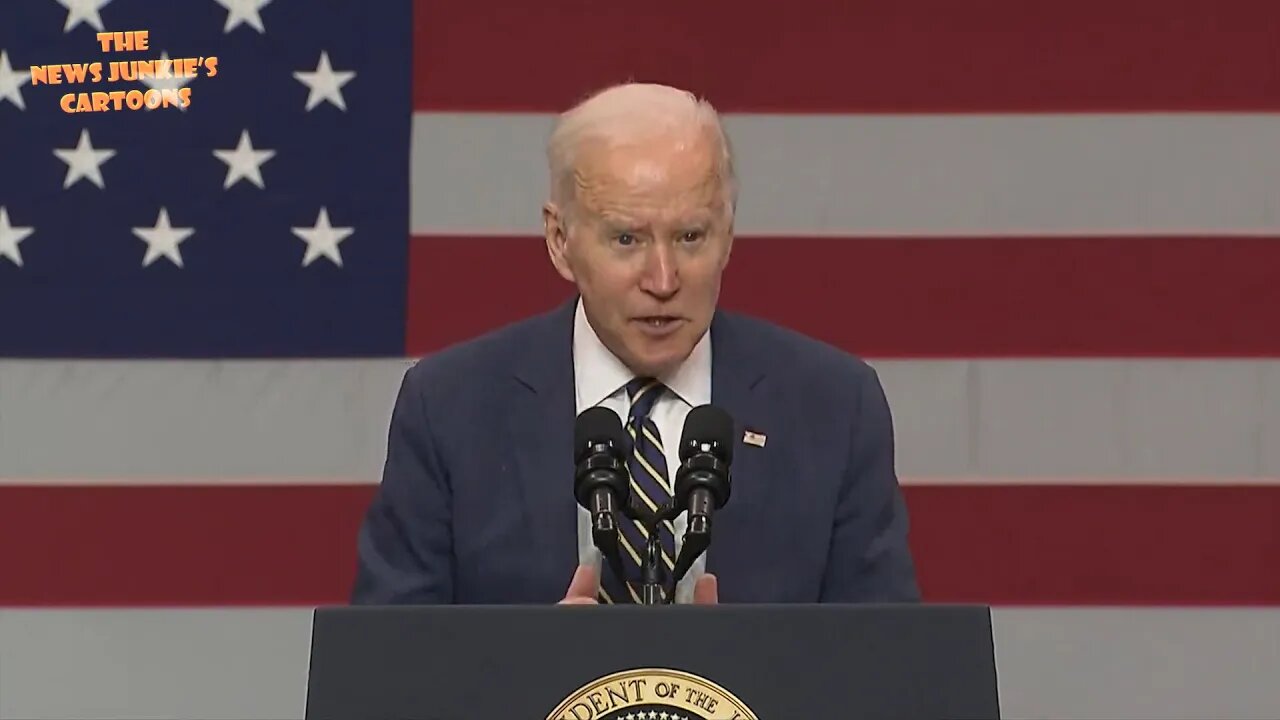 Biden: "I was running to restore the backbone of America... guess what?"