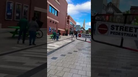 Closed street in Halifax NS