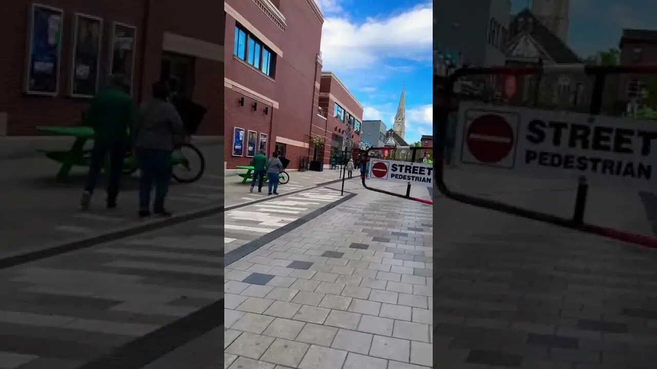 Closed street in Halifax NS