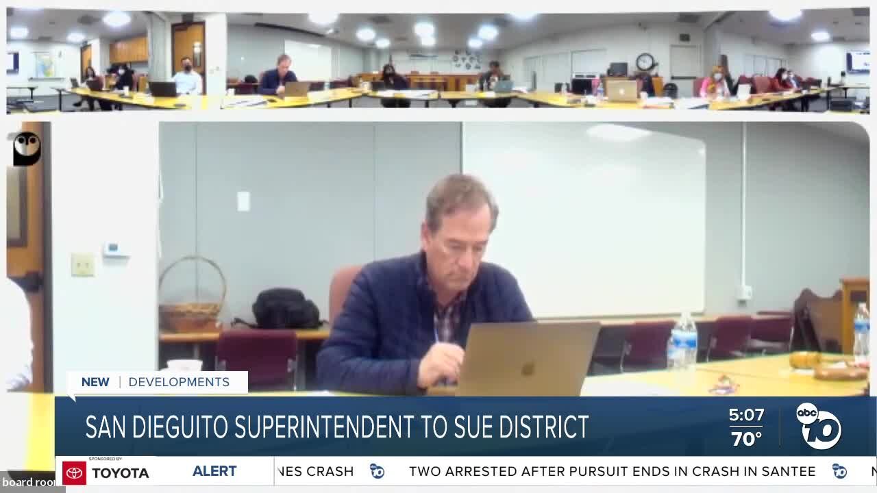 San Dieguito Superintendent to sue district