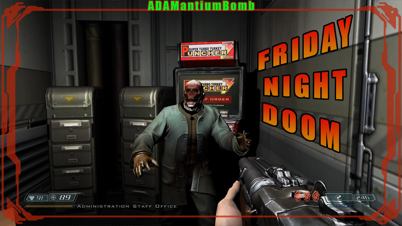 Resurrection of Evil - Friday Night DOOM #000 029 | Veteran Mode (Doom 3) Erebus - Level 4 Control