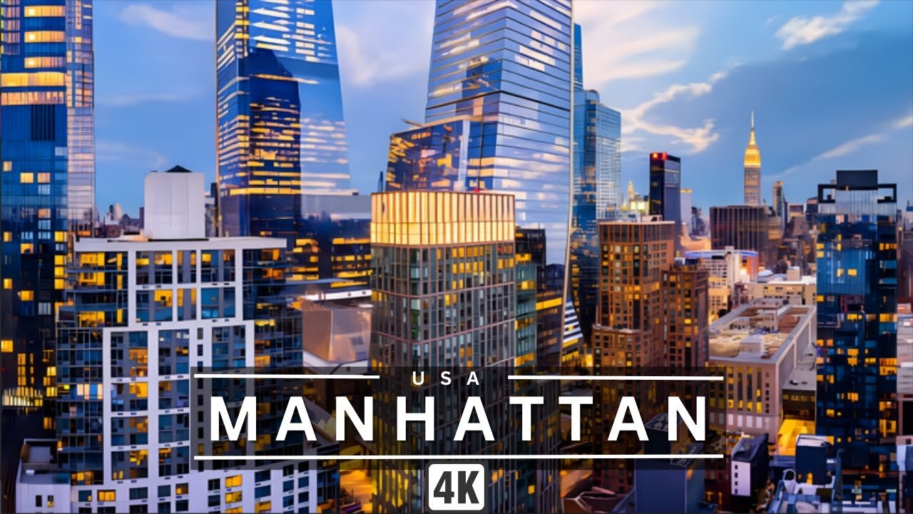 MANHATTAN'S NIGHT LIGHTS CAPTURED IN STUNNING 4K DRONE VIDEO - DREAM TRIPS